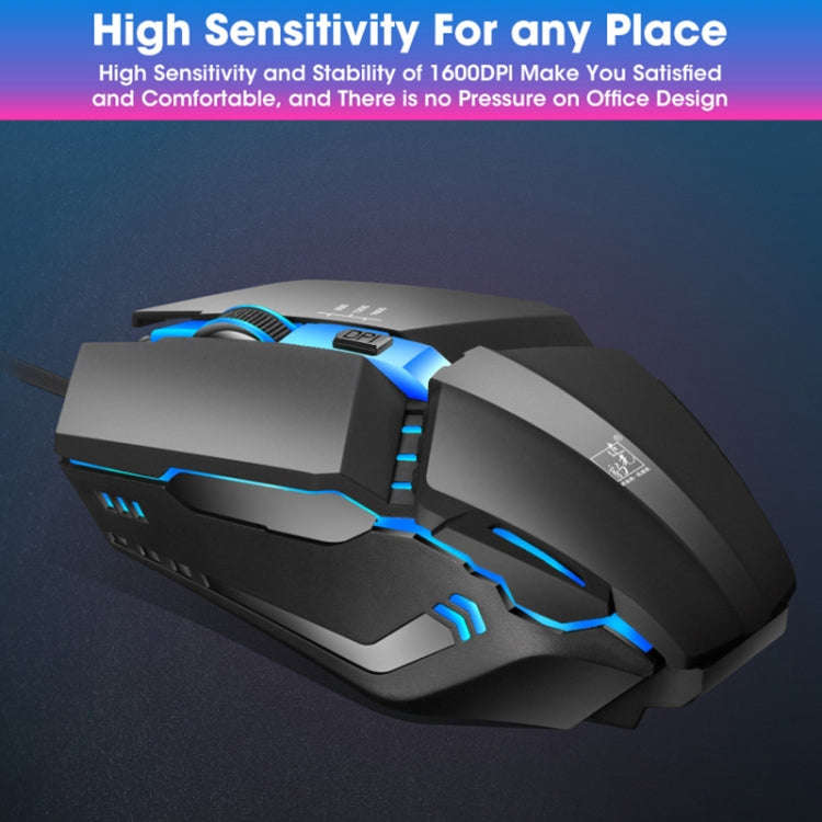 ZGB K3 USB RGB Streamer Wired Gaming Mouse(Black)