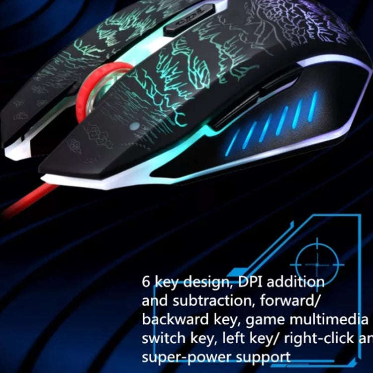 ZGB T9 USB Wired Gaming Backlight Gaming Mouse