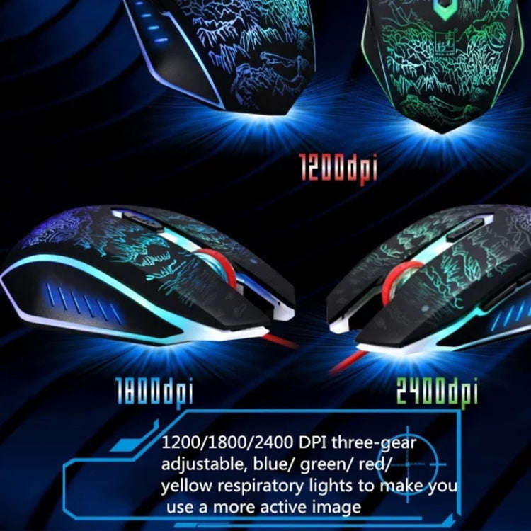 ZGB T9 USB Wired Gaming Backlight Gaming Mouse