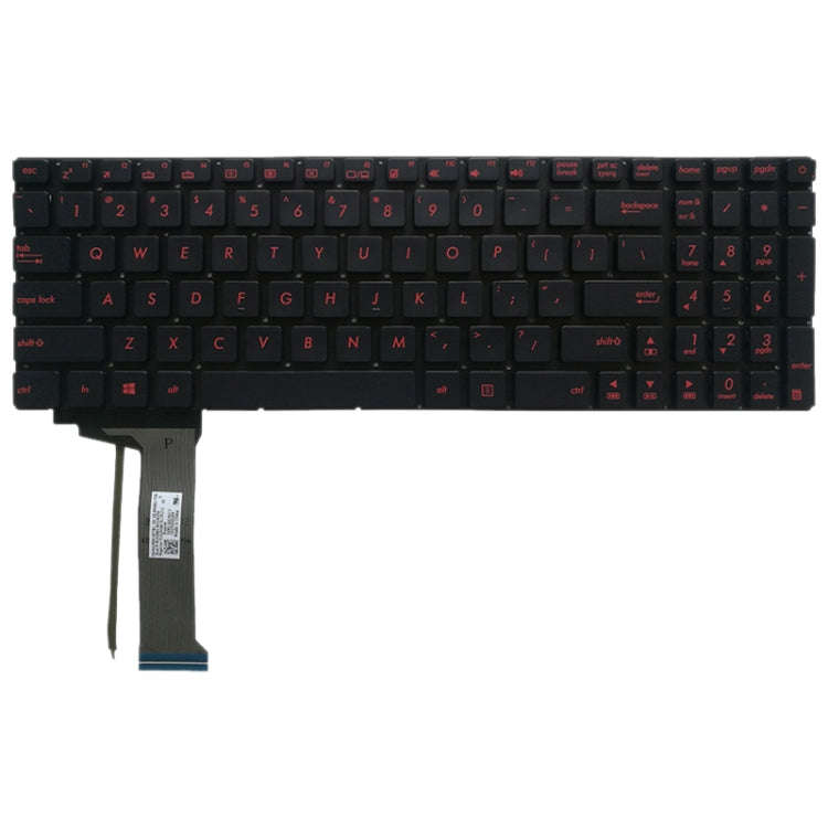 US Keyboard with Backlight for Asus GL551 GL551J GL551JK GL551JM GL551JW GL551JX G552 G552V G552V...