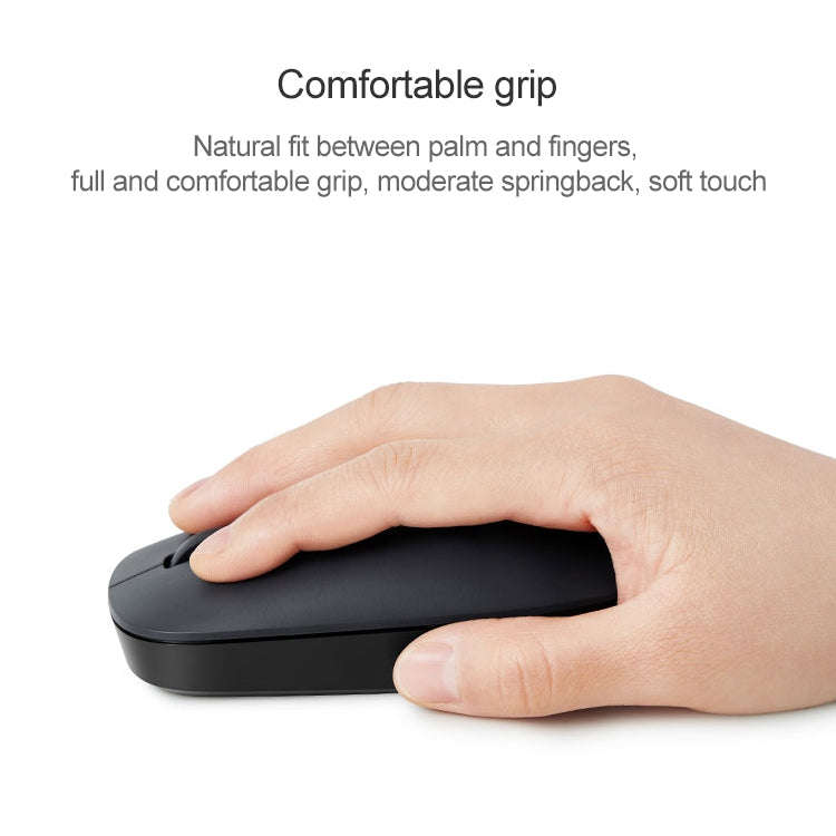 Original Xiaomi 2.4GHz Wireless Keyboard + Mouse Set 2 for Notebook Desktop Laptop(Black)