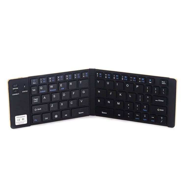 GK228 Ultra-thin Foldable Bluetooth V3.0 Keyboard, Built-in Holder, Support Android / iOS / Windo...