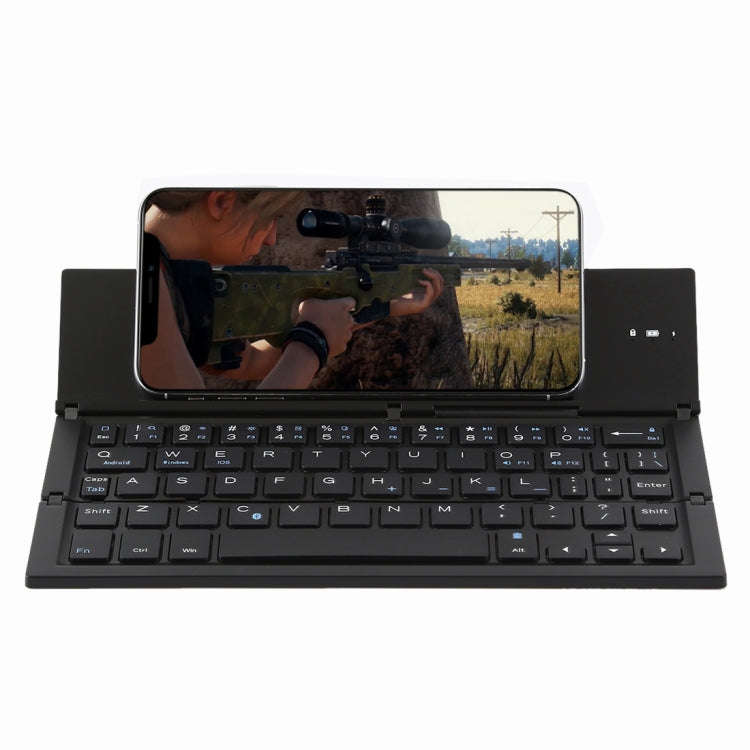 GK608 Ultra-thin Foldable Bluetooth V3.0 Keyboard, Built-in Holder, Support Android / iOS / Windo...