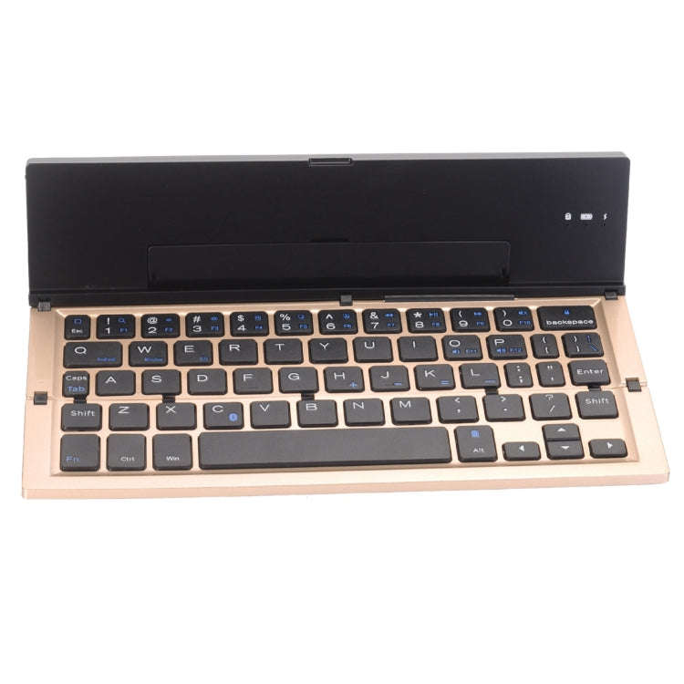 GK608 Ultra-thin Foldable Bluetooth V3.0 Keyboard, Built-in Holder, Support Android / iOS / Windo...