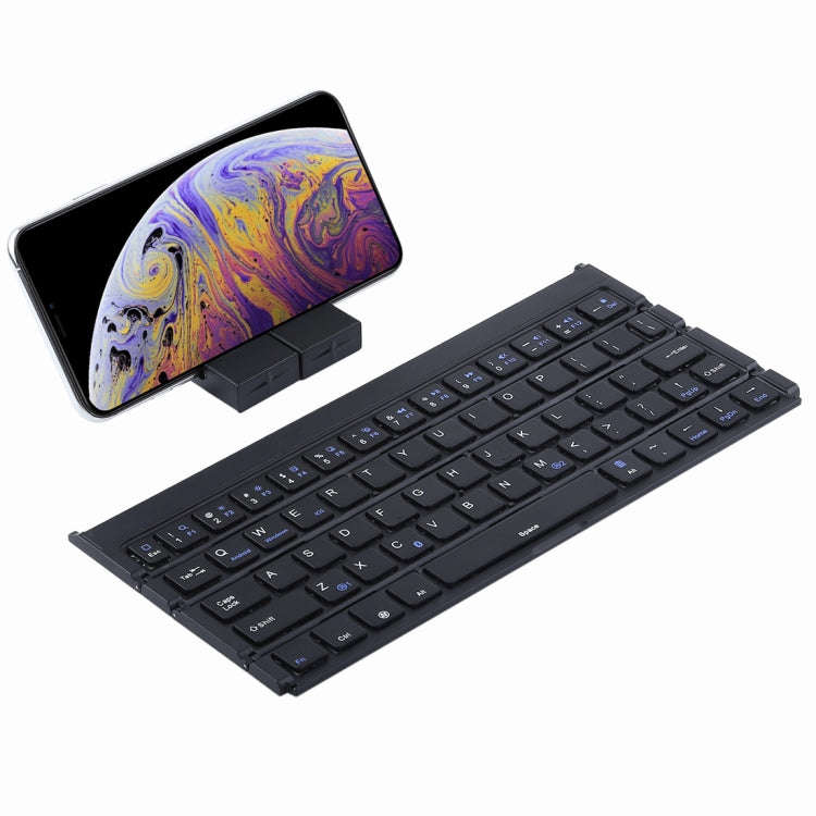 GK808 Ultra-thin Foldable Bluetooth V3.0 Keyboard, Built-in Holder, Support Android / iOS / Windo...