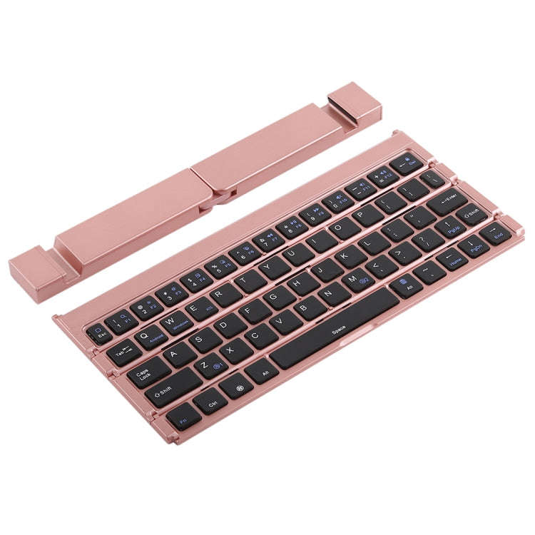 GK808 Ultra-thin Foldable Bluetooth V3.0 Keyboard, Built-in Holder, Support Android / iOS / Windo...