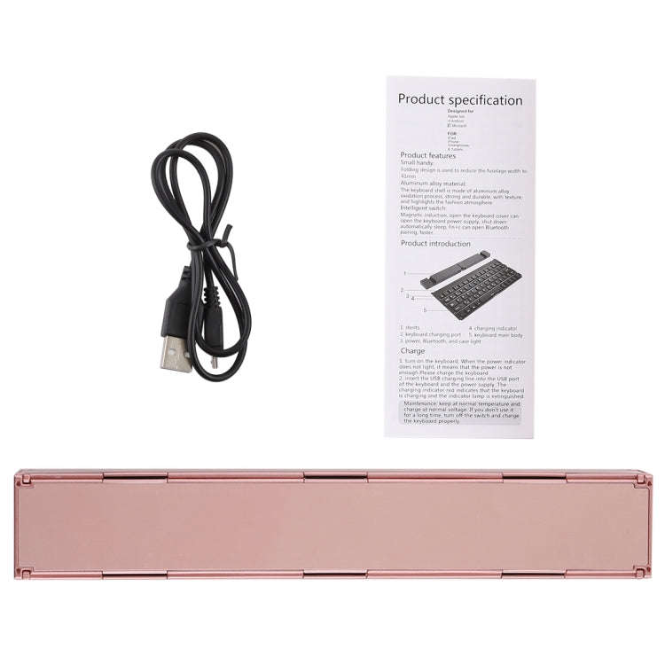 GK808 Ultra-thin Foldable Bluetooth V3.0 Keyboard, Built-in Holder, Support Android / iOS / Windo...
