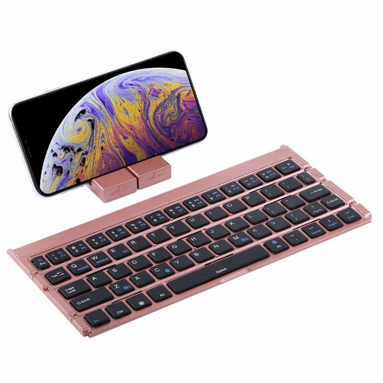 GK808 Ultra-thin Foldable Bluetooth V3.0 Keyboard, Built-in Holder, Support Android / iOS / Windo...