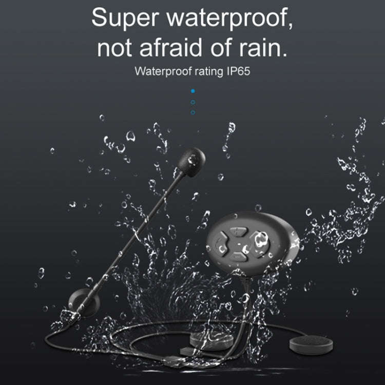 Dier DK12 800m Helmet Wireless Bluetooth Headset 5.0 Waterproof Double Motorcycle Call Headset Wi...