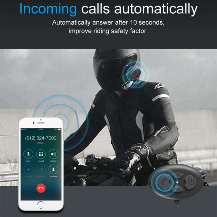 Dier DK12 800m Helmet Wireless Bluetooth Headset 5.0 Waterproof Double Motorcycle Call Headset Wi...