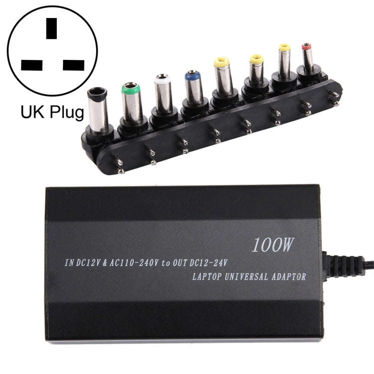 Laptop Notebook Power 100W Universal Charger with Car Charger & AC Power Adapter & 8 Power Adapte...