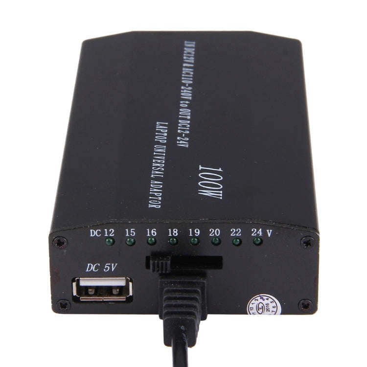 Laptop Notebook Power 100W Universal Charger with Car Charger & AC Power Adapter & 8 Power Adapte...