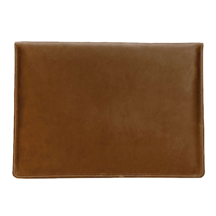 Universal Genuine Leather Business Laptop Tablet Bag, For 13.3 inch and Below Macbook, Samsung, L...