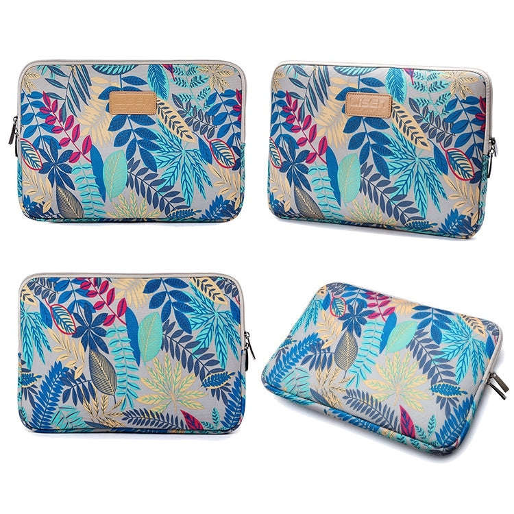 Lisen 12 inch Sleeve Case Colorful Leaves Zipper Briefcase Carrying Bag for iPad, Macbook, Samsun...
