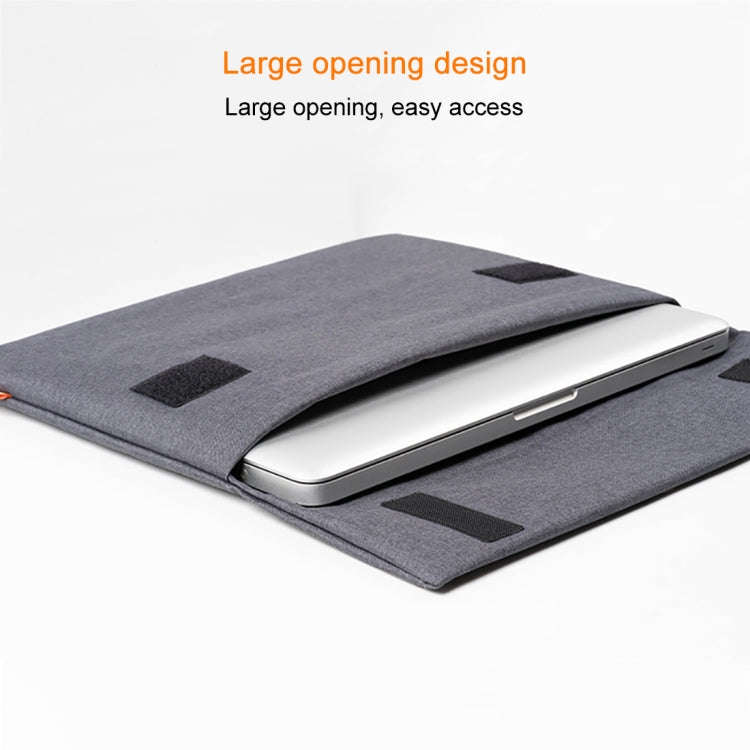 POFOKO A200 13.3 inch Laptop Waterproof Polyester Inner Package Bag(Black)