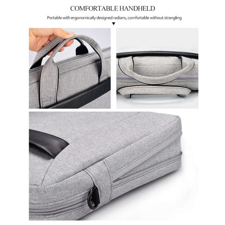 DJ06 Oxford Cloth Waterproof Wear-resistant Portable Expandable Laptop Bag for 14.1 inch Laptops,...