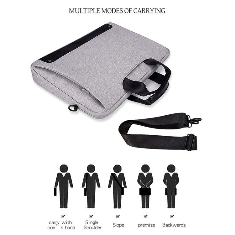 DJ08 Oxford Cloth Waterproof Wear-resistant Laptop Bag for 15.4 inch Laptops, with Concealed Hand...