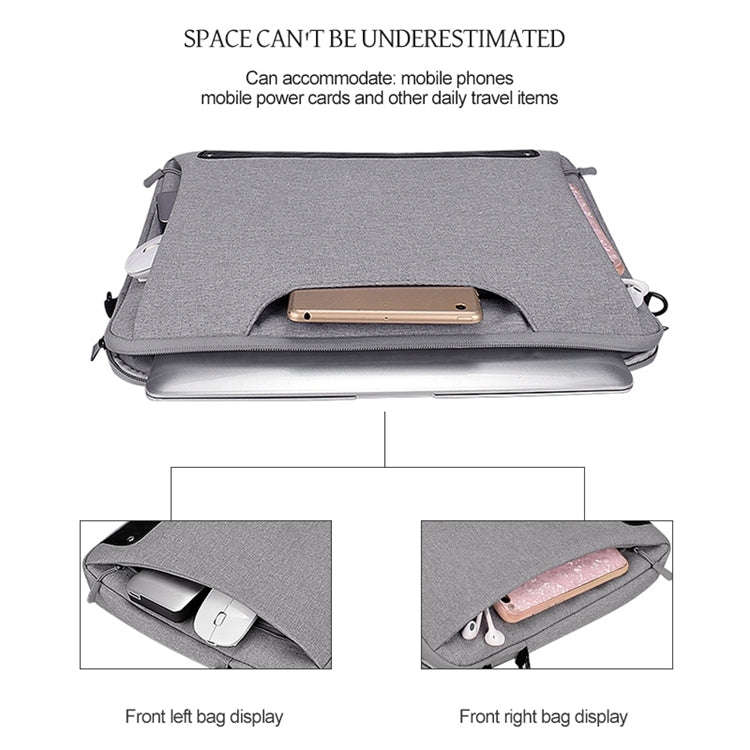 DJ08 Oxford Cloth Waterproof Wear-resistant Laptop Bag for 15.6 inch Laptops, with Concealed Hand...