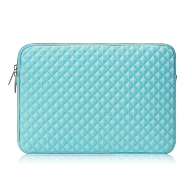 Diamond Texture Laptop Liner Bag, Size: 13.3 inch (Mint Green)