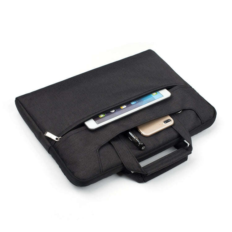 Portable One Shoulder Handheld Zipper Laptop Bag, For 11.6 inch and Below Macbook, Samsung, Lenov...