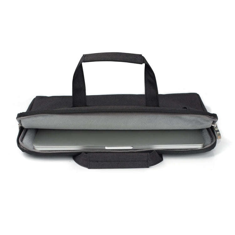 Portable One Shoulder Handheld Zipper Laptop Bag, For 11.6 inch and Below Macbook, Samsung, Lenov...