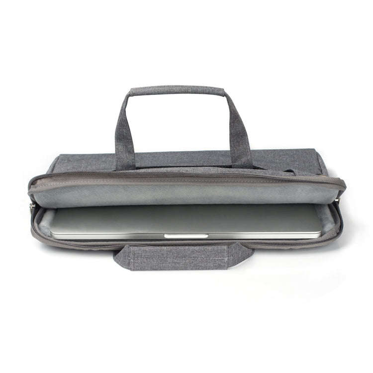 Portable One Shoulder Handheld Zipper Laptop Bag, For 11.6 inch and Below Macbook, Samsung, Lenov...