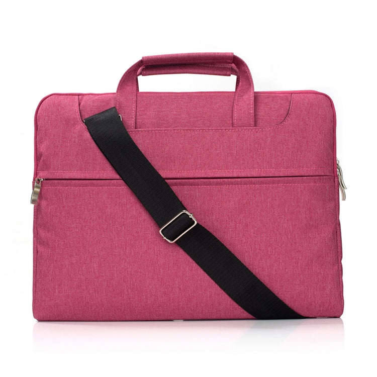 Portable One Shoulder Handheld Zipper Laptop Bag, For 11.6 inch and Below Macbook, Samsung, Lenov...
