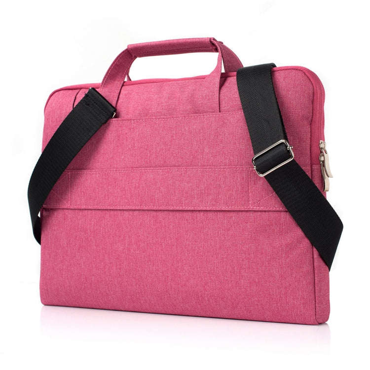 Portable One Shoulder Handheld Zipper Laptop Bag, For 11.6 inch and Below Macbook, Samsung, Lenov...