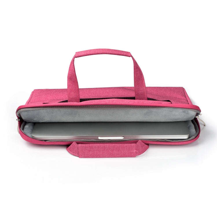 Portable One Shoulder Handheld Zipper Laptop Bag, For 11.6 inch and Below Macbook, Samsung, Lenov...