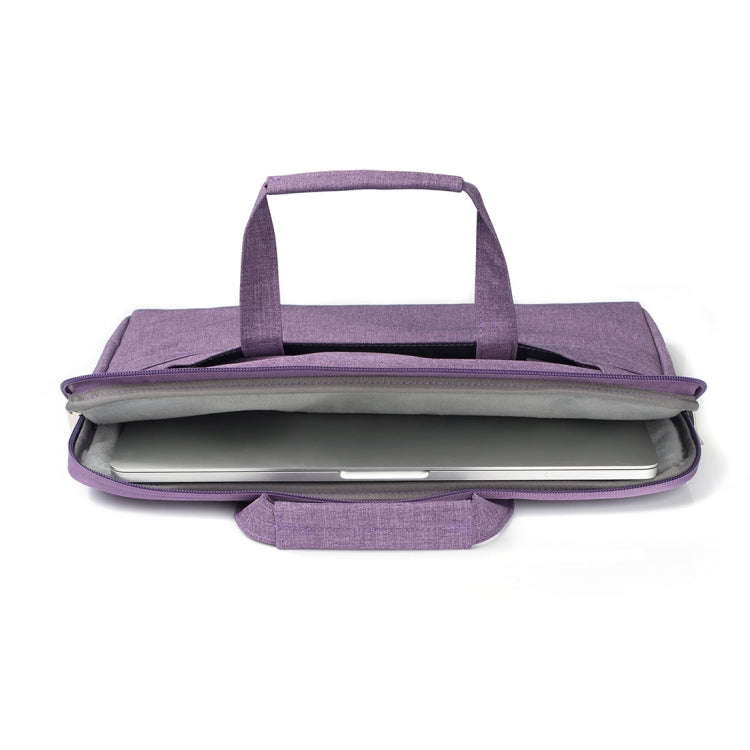Portable One Shoulder Handheld Zipper Laptop Bag, For 11.6 inch and Below Macbook, Samsung, Lenov...