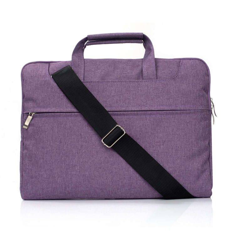 Portable One Shoulder Handheld Zipper Laptop Bag, For 13.3 inch and Below Macbook, Samsung, Lenov...
