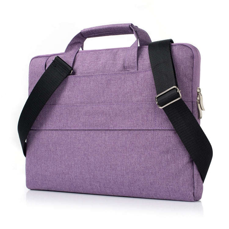 Portable One Shoulder Handheld Zipper Laptop Bag, For 13.3 inch and Below Macbook, Samsung, Lenov...
