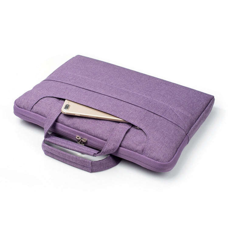 Portable One Shoulder Handheld Zipper Laptop Bag, For 13.3 inch and Below Macbook, Samsung, Lenov...