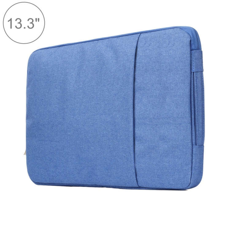 13.3 inch Universal Fashion Soft Laptop Denim Bags Portable Zipper Notebook Laptop Case Pouch for...