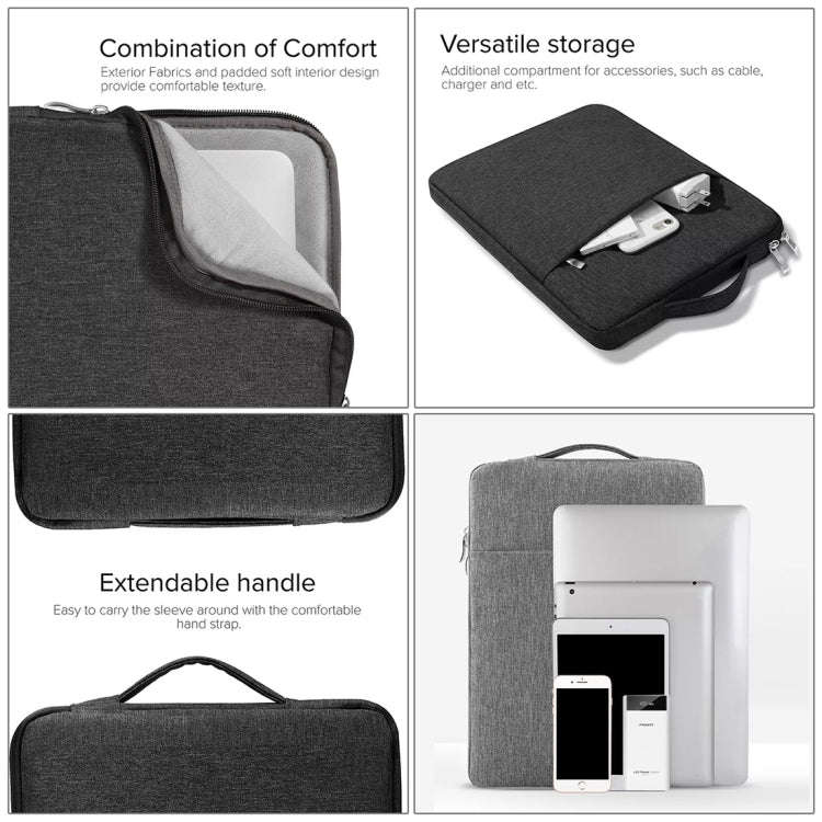 13.3 inch Universal Fashion Soft Laptop Denim Bags Portable Zipper Notebook Laptop Case Pouch for...