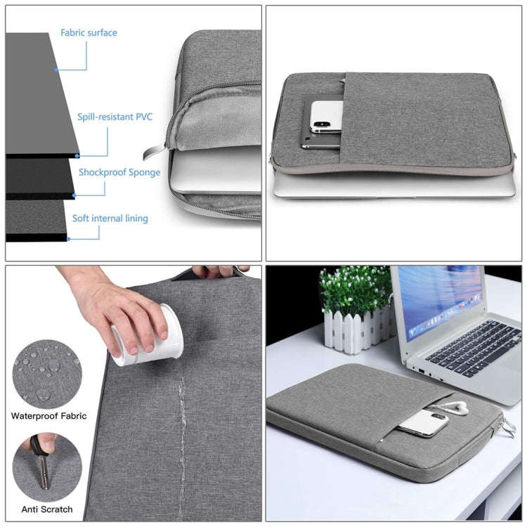 13.3 inch Universal Fashion Soft Laptop Denim Bags Portable Zipper Notebook Laptop Case Pouch for...