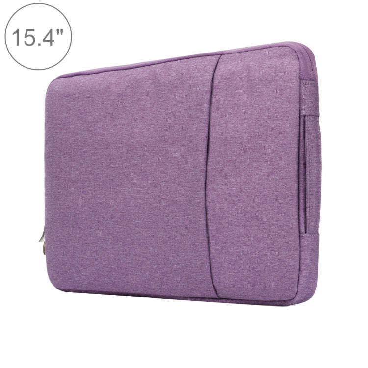 15.4 inch Universal Fashion Soft Laptop Denim Bags Portable Zipper Notebook Laptop Case Pouch for...
