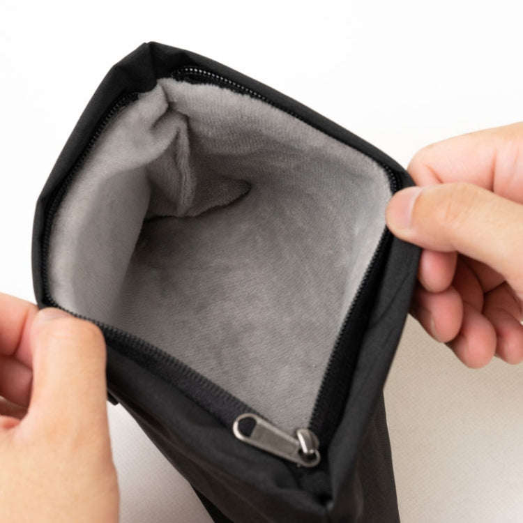 POFOKO E100 Series Polyester Waterproof Accessories Storage Bag, Size: 22 x 12 x 5cm (Beige)