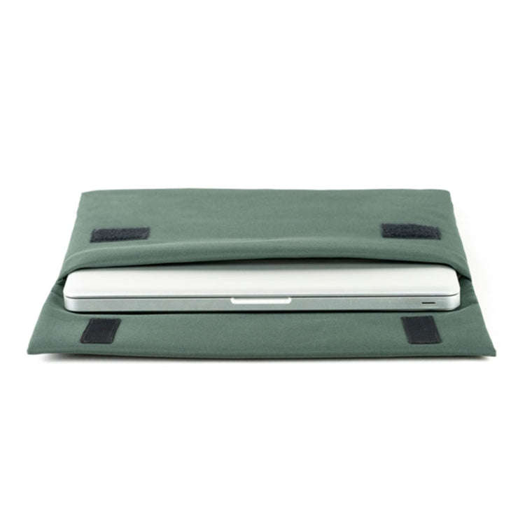 POFOKO E200 Series Polyester Waterproof Laptop Sleeve Bag for 13 inch Laptops (Green)
