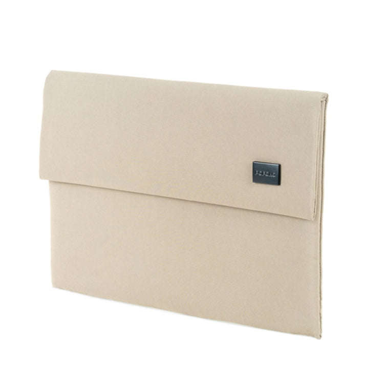 POFOKO E200 Series Polyester Waterproof Laptop Sleeve Bag for 13 inch Laptops (Beige)