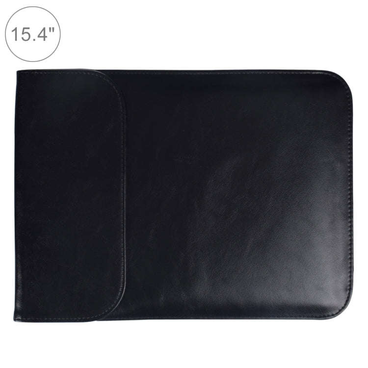 15.4 inch PU + Nylon Laptop Bag Case Sleeve Notebook Carry Bag, For MacBook, Samsung, Xiaomi, Len...