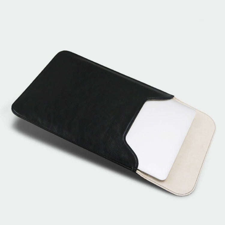 15.4 inch PU + Nylon Laptop Bag Case Sleeve Notebook Carry Bag, For MacBook, Samsung, Xiaomi, Len...