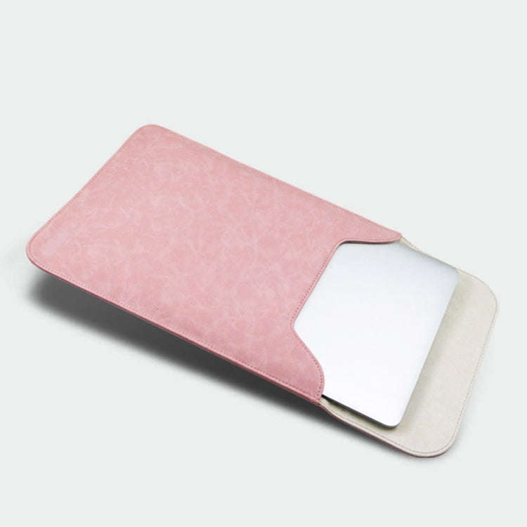 15.4 inch PU + Nylon Laptop Bag Case Sleeve Notebook Carry Bag, For MacBook, Samsung, Xiaomi, Len...