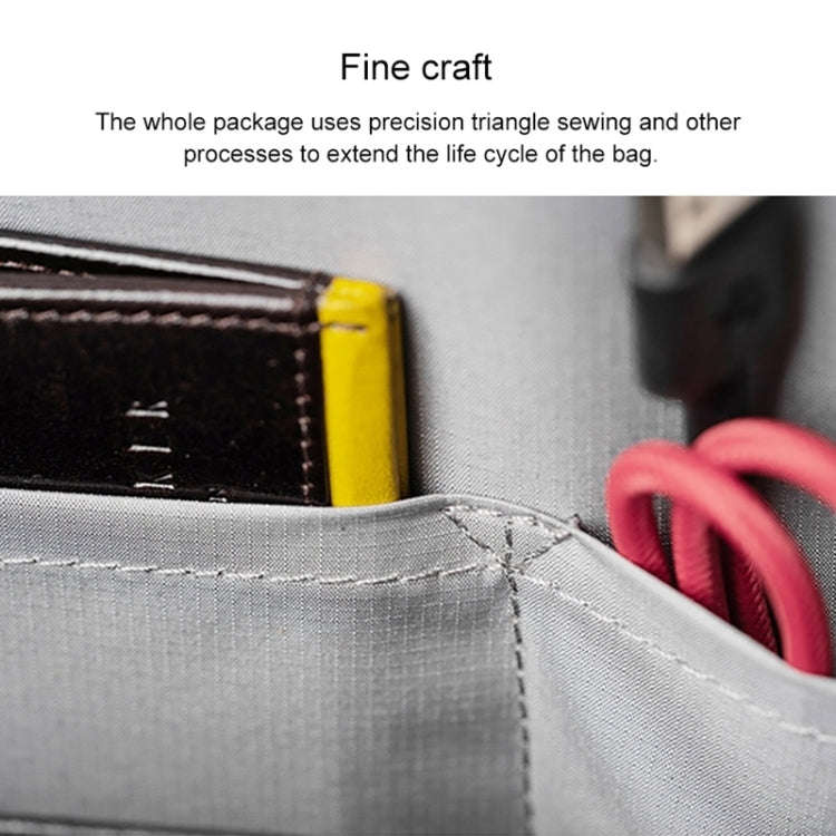 POFOKO E550 13 inch Portable Waterproof Polyester Laptop Handbag(Khaki)