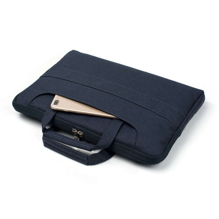 Portable One Shoulder Handheld Zipper Laptop Bag, For 15.4 inch and Below Macbook, Samsung, Lenov...