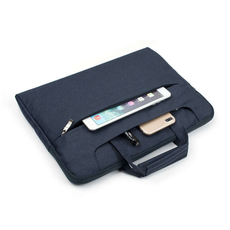 Portable One Shoulder Handheld Zipper Laptop Bag, For 15.4 inch and Below Macbook, Samsung, Lenov...