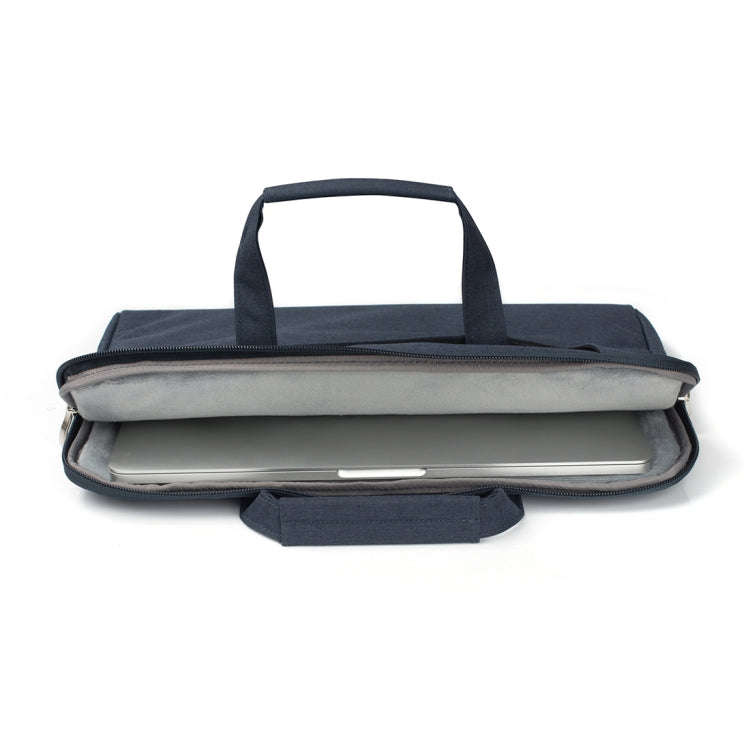 Portable One Shoulder Handheld Zipper Laptop Bag, For 15.4 inch and Below Macbook, Samsung, Lenov...
