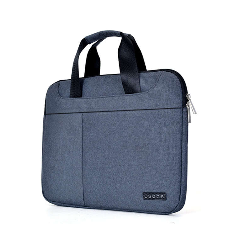 OSOCE S63 Breathable Wear-resistant Shoulder Handheld Zipper Laptop Bag For 15 inch and Below Mac...