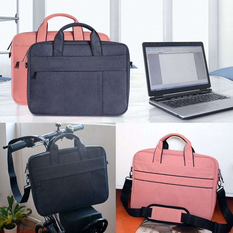 DJ03 Waterproof Anti-scratch Anti-theft One-shoulder Handbag for 13.3 inch Laptops, with Suitcase...
