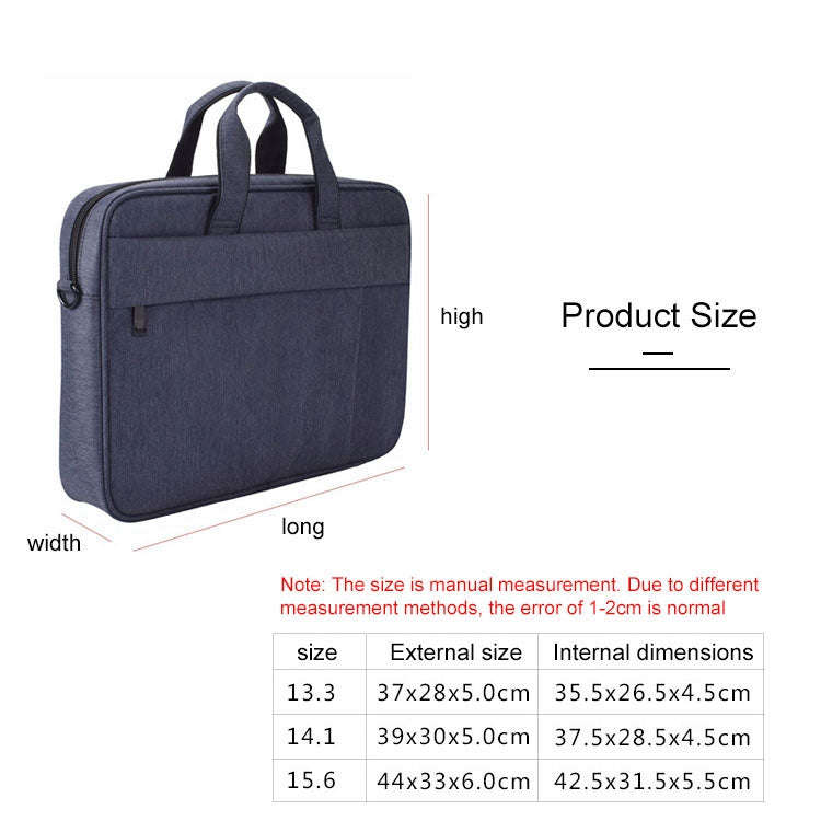 DJ03 Waterproof Anti-scratch Anti-theft One-shoulder Handbag for 13.3 inch Laptops, with Suitcase...